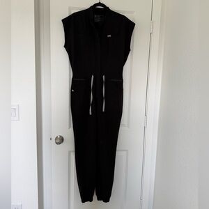 Figs Black Utility Jumpsuit